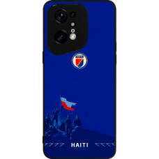 OPPO Find X5 Pro Case Hülle - Silikon schwarz Haiti 2026 personalisierbares Fussballtrikot