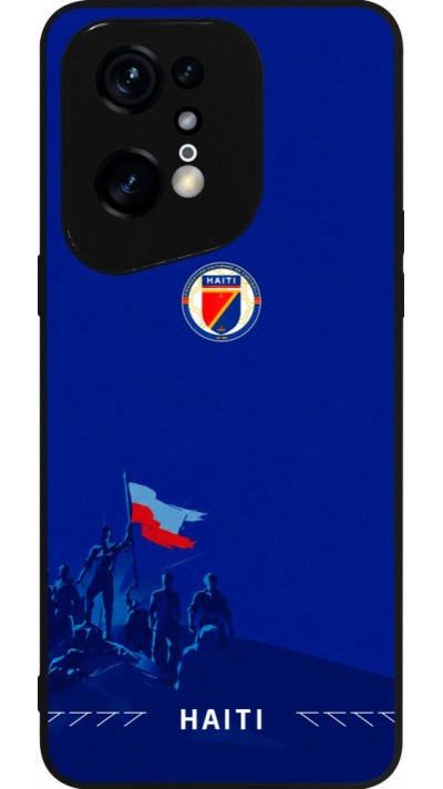 OPPO Find X5 Pro Case Hülle - Silikon schwarz Haiti 2026 personalisierbares Fussballtrikot