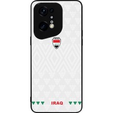 OPPO Find X5 Pro Case Hülle - Silikon schwarz Irak 2026 personalisierbares Fussballtrikot