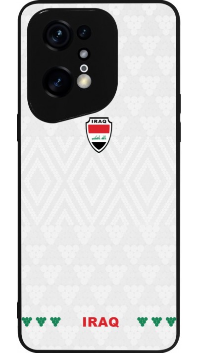 OPPO Find X5 Pro Case Hülle - Silikon schwarz Irak 2026 personalisierbares Fussballtrikot