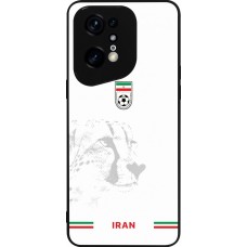 OPPO Find X5 Pro Case Hülle - Silikon schwarz Iran 2026 personalisierbares Fussballtrikot