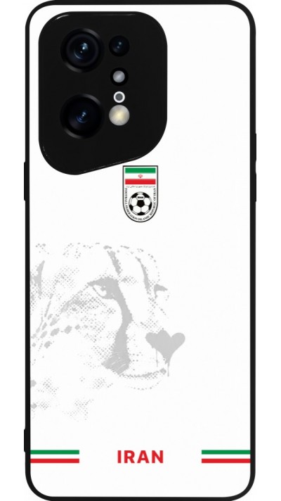 OPPO Find X5 Pro Case Hülle - Silikon schwarz Iran 2026 personalisierbares Fussballtrikot