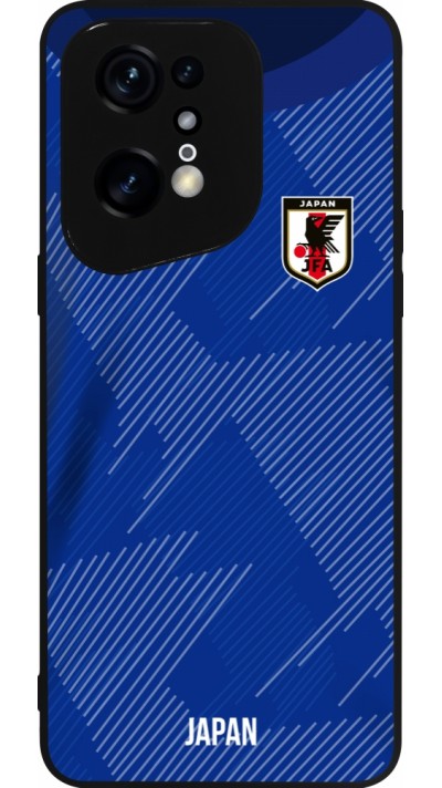 OPPO Find X5 Pro Case Hülle - Silikon schwarz Japan 2022 personalisierbares Fussballtrikot
