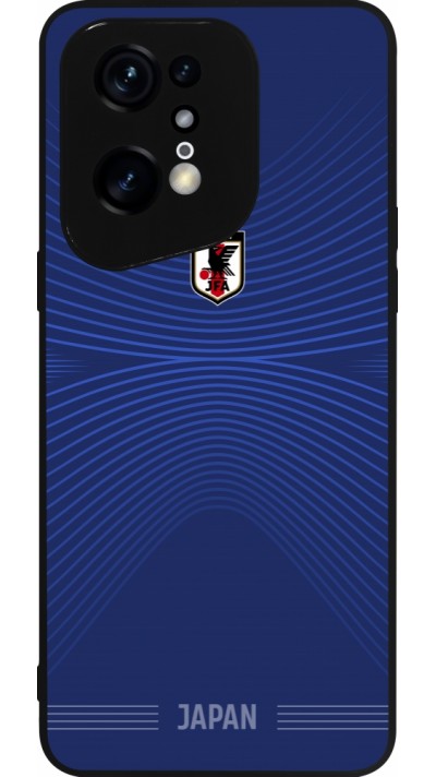 OPPO Find X5 Pro Case Hülle - Silikon schwarz Japan 2022 personalisierbares Fussballtrikot