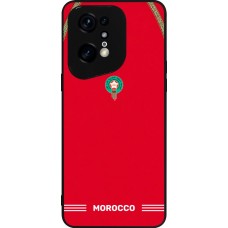 OPPO Find X5 Pro Case Hülle - Silikon schwarz Marokko 2026 personalisierbares Fussballtrikot