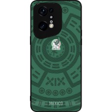 OPPO Find X5 Pro Case Hülle - Silikon schwarz Mexiko 2026 personalisierbares Fussballtrikot