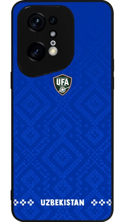 OPPO Find X5 Pro Case Hülle - Silikon schwarz Usbekistan 2026 personalisierbares Fussballtrikot