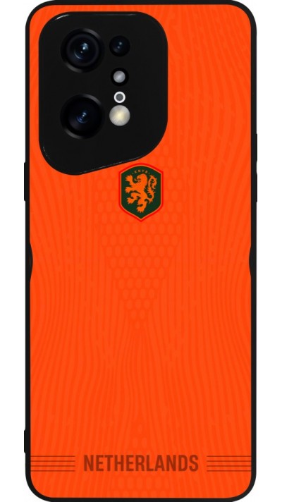 OPPO Find X5 Pro Case Hülle - Silikon schwarz Niederlande 2026 personalisierbares Fussballtrikot