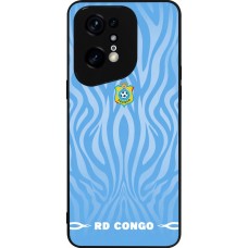 OPPO Find X5 Pro Case Hülle - Silikon schwarz Demokratische Republik Kongo 2026 personalisierbares Fussballtrikot