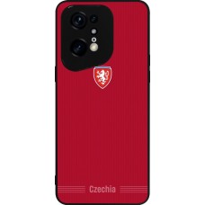 OPPO Find X5 Pro Case Hülle - Silikon schwarz Tschechische Republik 2026 personalisierbares Fussballtrikot