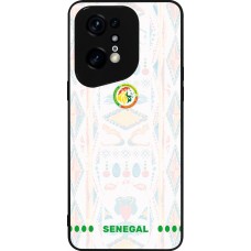 OPPO Find X5 Pro Case Hülle - Silikon schwarz Senegal 2026 personalisierbares Fussballtrikot