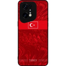 OPPO Find X5 Pro Case Hülle - Silikon schwarz Türkei 2026 personalisierbares Fussballtrikot