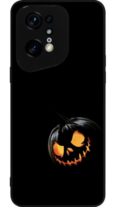 OPPO Find X5 Pro Case Hülle - Silikon schwarz Halloween 2023 discreet pumpkin