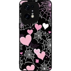 OPPO Find X5 Pro Case Hülle - Silikon schwarz Halloween 2024 girly