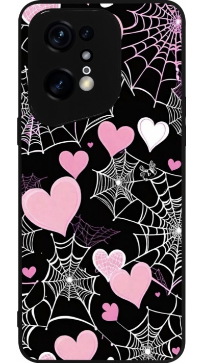 OPPO Find X5 Pro Case Hülle - Silikon schwarz Halloween 2024 girly
