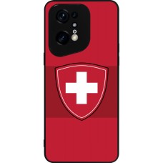 OPPO Find X5 Pro Case Hülle - Silikon schwarz Hockey World Championship Ecusson Suisse