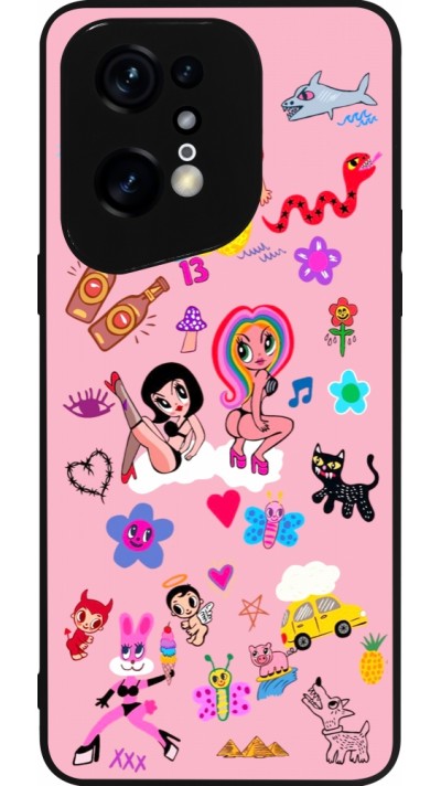 OPPO Find X5 Pro Case Hülle - Silikon schwarz Karol G La Bichota Manana Sera Bonito