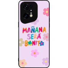 Coque OPPO Find X5 Pro - Silicone rigide noir Karol G Manana sera bonito