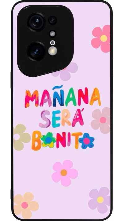 OPPO Find X5 Pro Case Hülle - Silikon schwarz Karol G Manana sera bonito