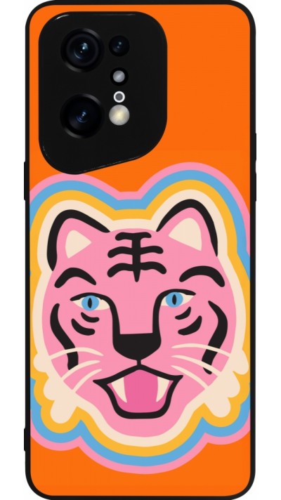 OPPO Find X5 Pro Case Hülle - Silikon schwarz Lion colors 2026