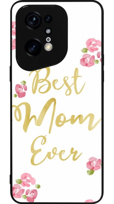 OPPO Find X5 Pro Case Hülle - Silikon schwarz Mom 2024 best Mom ever