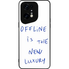 OPPO Find X5 Pro Case Hülle - Silikon schwarz Offline is the new luxury