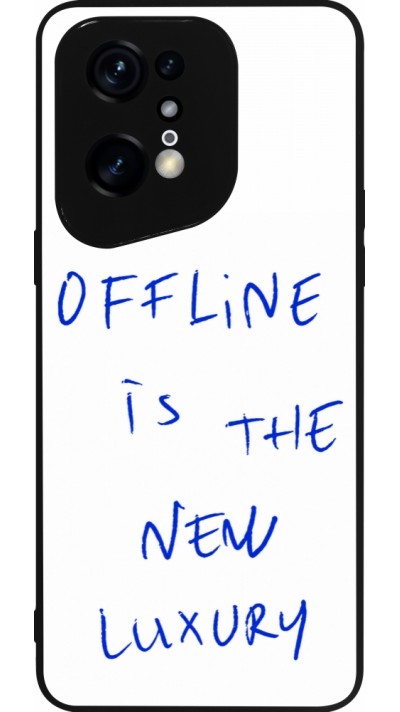 OPPO Find X5 Pro Case Hülle - Silikon schwarz Offline is the new luxury
