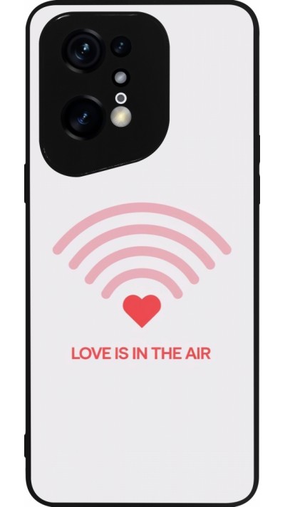OPPO Find X5 Pro Case Hülle - Silikon schwarz Saint Valentines Day 26 Love is in the air