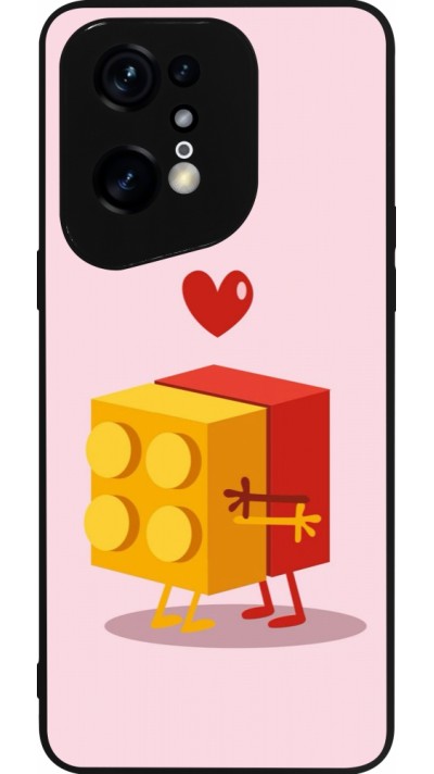 OPPO Find X5 Pro Case Hülle - Silikon schwarz Saint Valentines Day 26 Puzzle