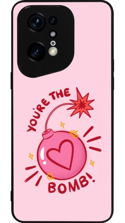 OPPO Find X5 Pro Case Hülle - Silikon schwarz Saint Valentines Day 26 You are the bomb