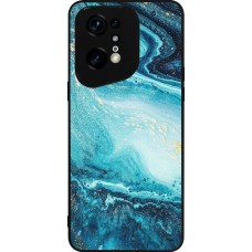 OPPO Find X5 Pro Case Hülle - Silikon schwarz Sea Foam Blue