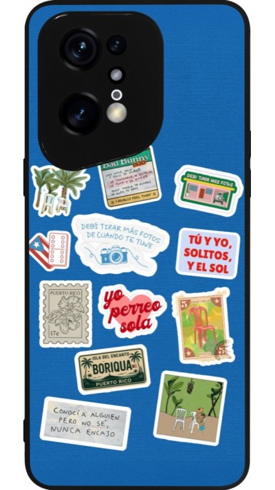 OPPO Find X5 Pro Case Hülle - Silikon schwarz Seals of the Dominican Republic DTMF