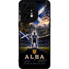 OPPO Find X5 Pro Case Hülle - Silikon schwarz Fussball Schottland splash 2026
