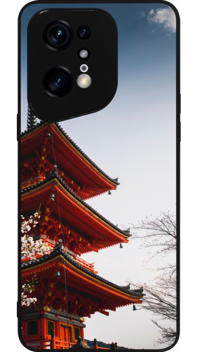 OPPO Find X5 Pro Case Hülle - Silikon schwarz Spring 23 Japan