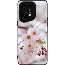 OPPO Find X5 Pro Case Hülle - Silikon schwarz Cherry tree 2026