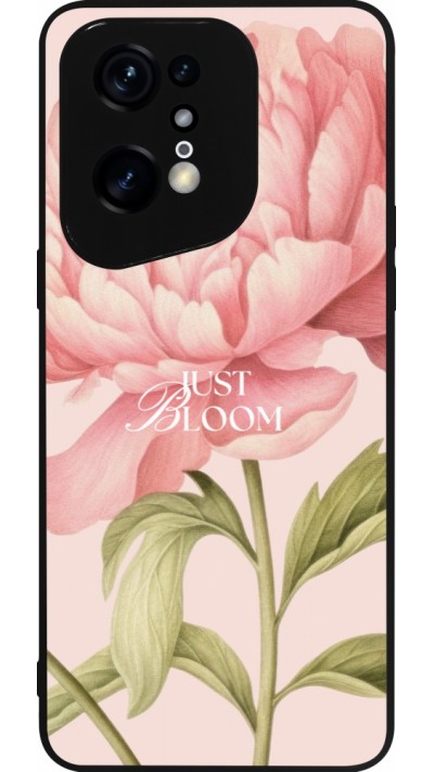OPPO Find X5 Pro Case Hülle - Silikon schwarz Just Bloom 2026