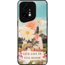 OPPO Find X5 Pro Case Hülle - Silikon schwarz Live life in full moon 2026