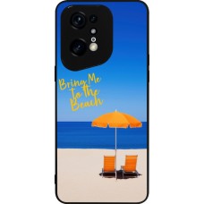 OPPO Find X5 Pro Case Hülle - Silikon schwarz Summer 2025 Bring me to the beach