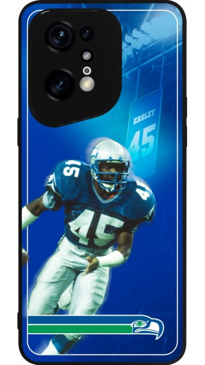 OPPO Find X5 Pro Case Hülle - Silikon schwarz Super Bowl 26 Seattle 1