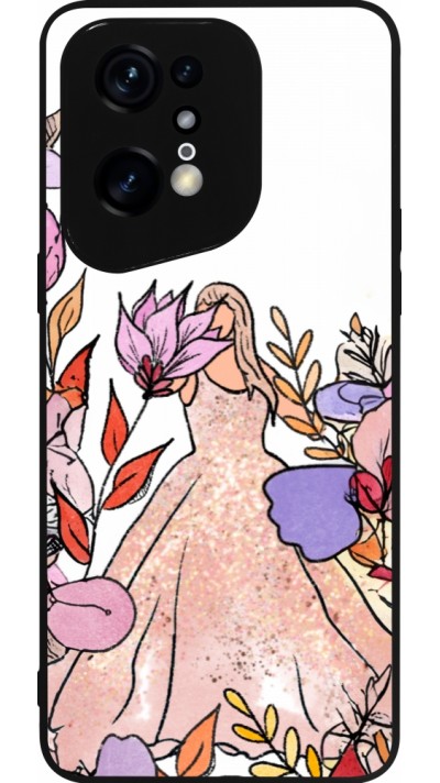 OPPO Find X5 Pro Case Hülle - Silikon schwarz Taylor Swift Sketch - White