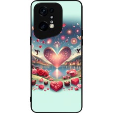 OPPO Find X5 Pro Case Hülle - Silikon schwarz Valentin 2025 Schick