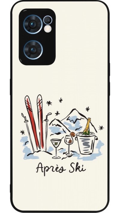 OPPO Reno7 5G Case Hülle - Silikon schwarz After the sky 2026