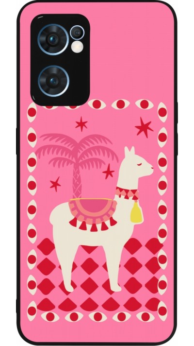 OPPO Reno7 5G Case Hülle - Silikon schwarz Alpaca 2026