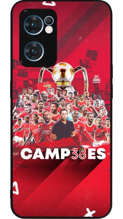 OPPO Reno7 5G Case Hülle - Silikon schwarz Benfica Campeoes 2023