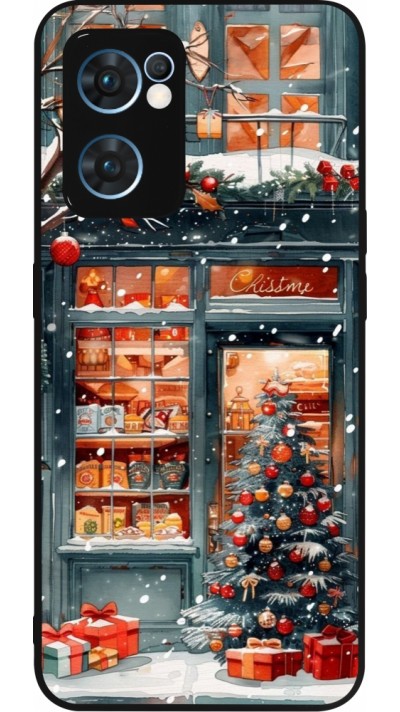 OPPO Reno7 5G Case Hülle - Silikon schwarz Christmas 25 Xmas Shop