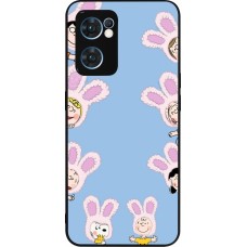 OPPO Reno7 5G Case Hülle - Silikon schwarz Easter 2026 Snoopy