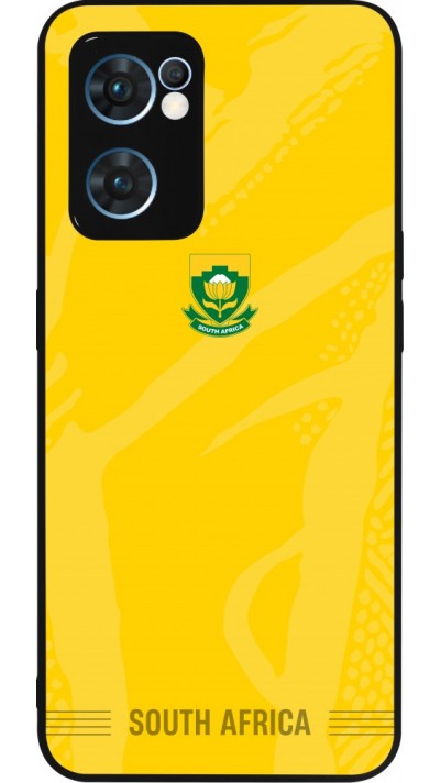 OPPO Reno7 5G Case Hülle - Silikon schwarz Südafrika 2026 personalisierbares Fussballtrikot