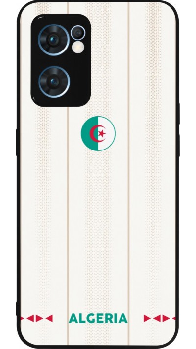 OPPO Reno7 5G Case Hülle - Silikon schwarz Algerien 2026 personalisierbares Fussballtrikot