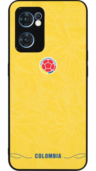 OPPO Reno7 5G Case Hülle - Silikon schwarz Kolumbien 2026 personalisierbares Fussballtrikot