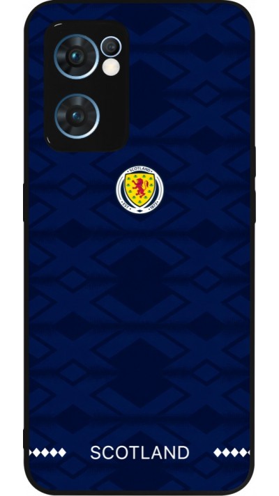 OPPO Reno7 5G Case Hülle - Silikon schwarz Schottland 2026 personalisierbares Fussballtrikot